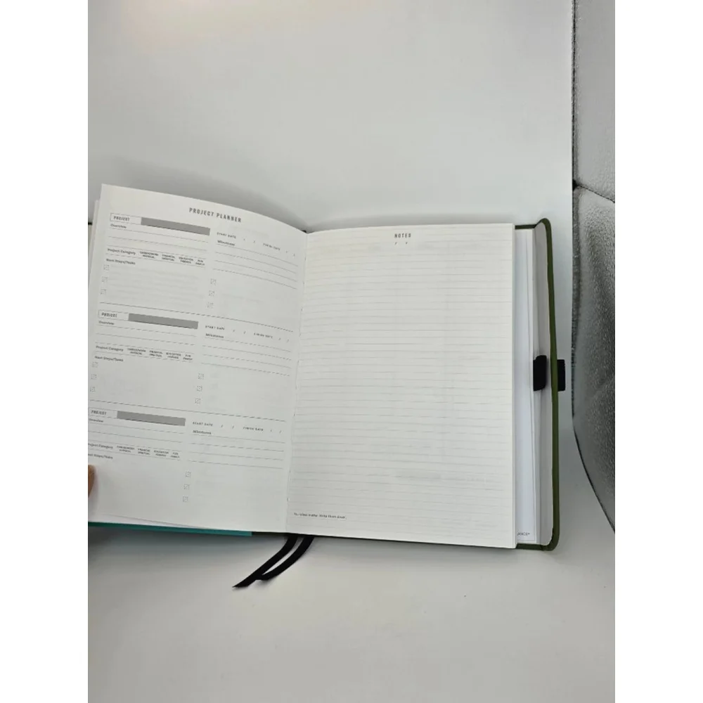 AT-A-GLANCE Green Teal Goal Setting Planner One Size